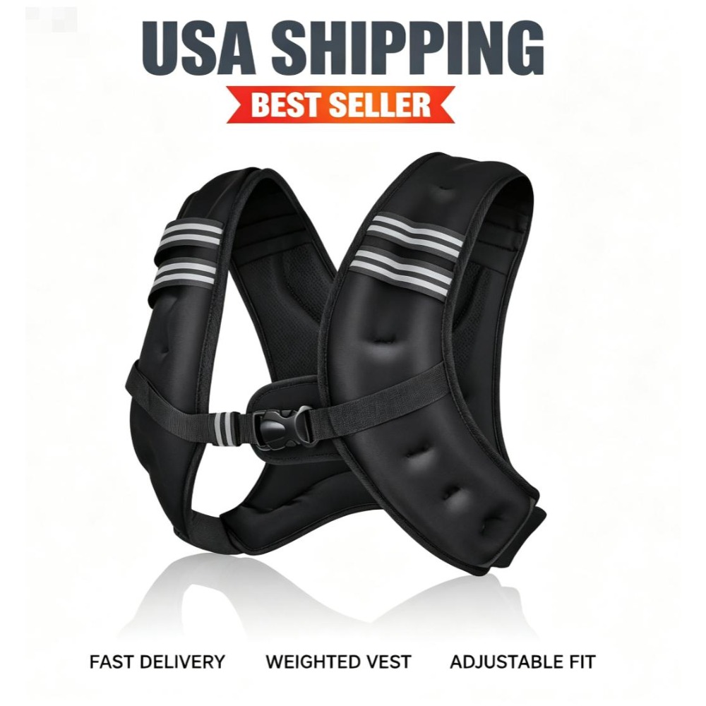 Fitness Weighted Vest Pre-Fill - Running Gear Vest review and price