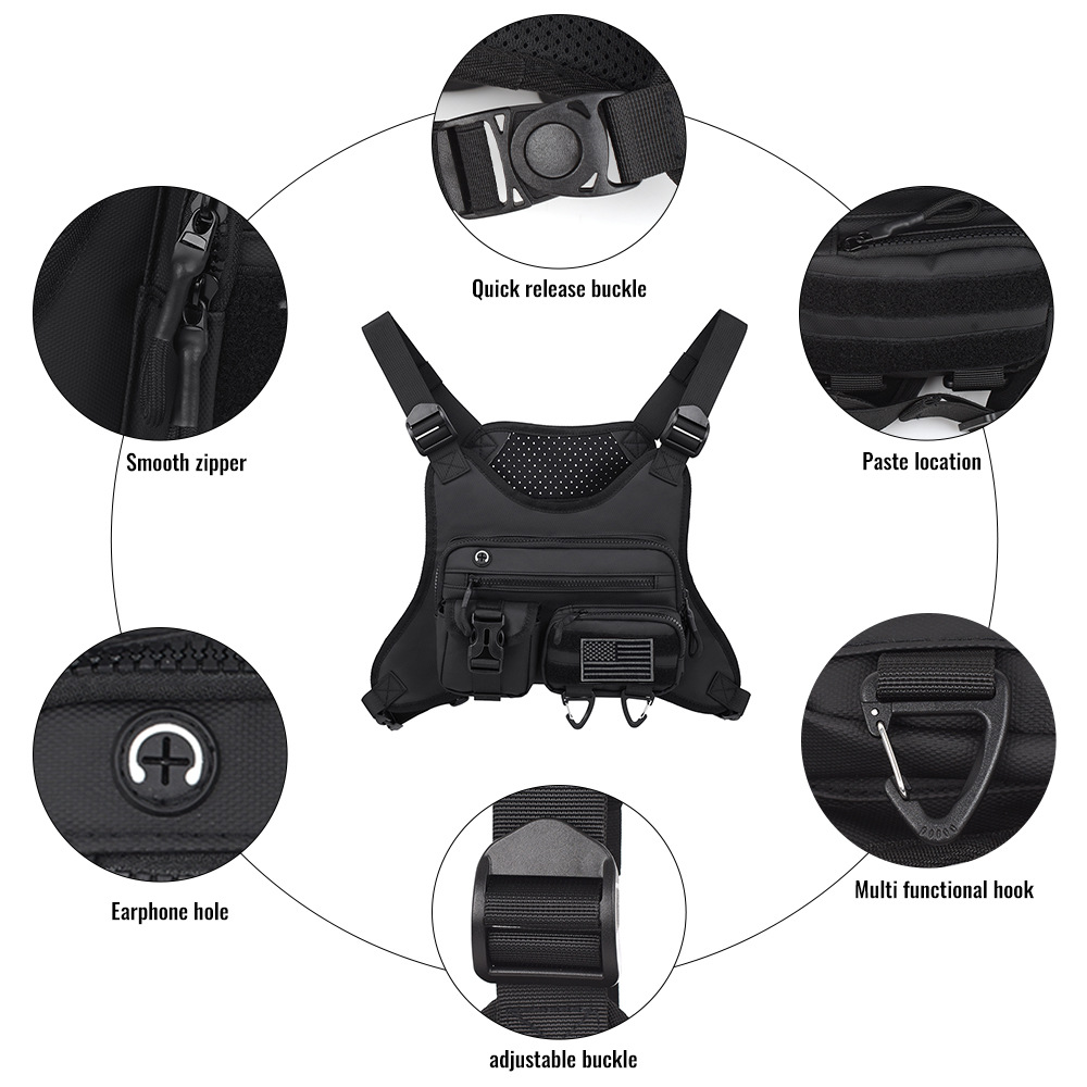 Camping Front Chest Vest  Back - Running Gear Vest review and price